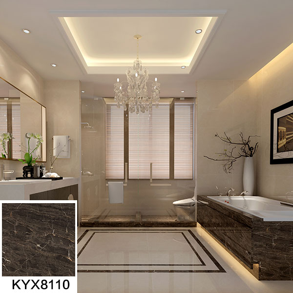 嫩草蜜桃在线视频陶大理石瓷砖：金线深灰 KYX8110瓷砖