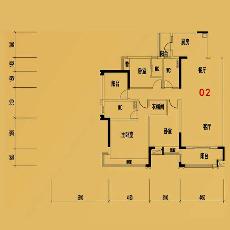 大沥碧桂园·华府8、9座02户型144㎡